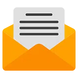 Icône d’enveloppe stylisée